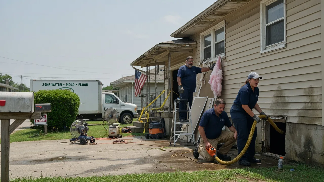 Water Damage Repair in West Ridge, AR near me